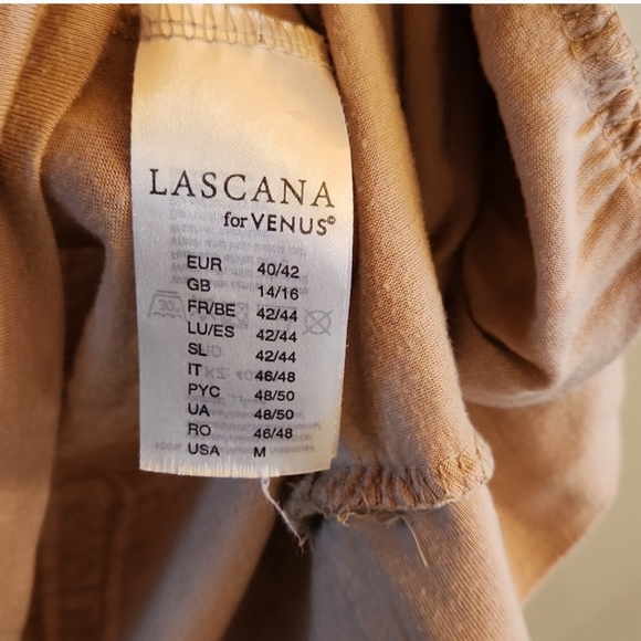 Lascana V-neck Top Tan Size Large - Picture 4 of 5